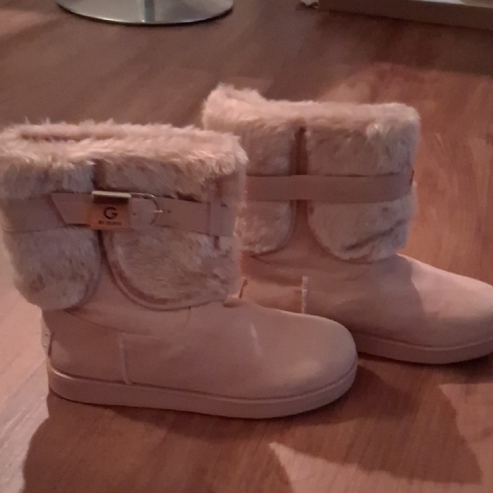 Women's Tan Fur-Lined Boots